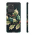 Dark Green Festive Holly in Watercolor - Impact Resistant Phone Case Samsung Galaxy S20 Ultra Glossy